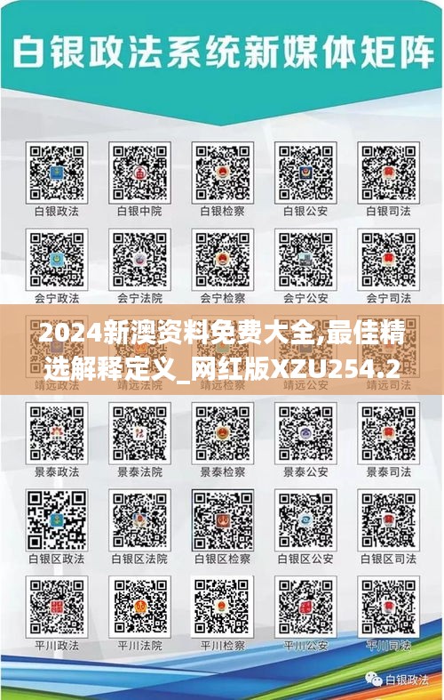 2024新澳资料免费大全,最佳精选解释定义_网红版XZU254.25