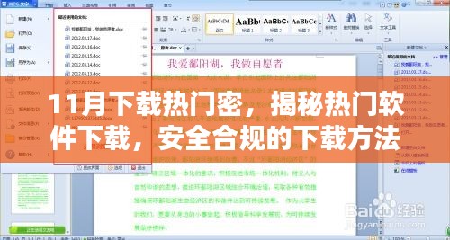 热门软件下载指南，安全合规方法与步骤，适合初学者与进阶用户揭秘11月热门密软件下载秘籍