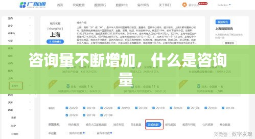 咨询量不断增加，什么是咨询量 