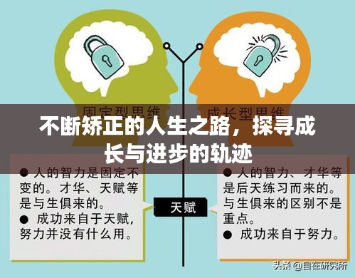 不断矫正的人生之路，探寻成长与进步的轨迹